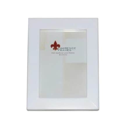 Lawrence Frames 4x6 White Wood Picture Frame - Gallery Collection LA328028